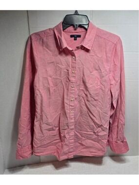Women's Gap Pink Button Down Shirt M